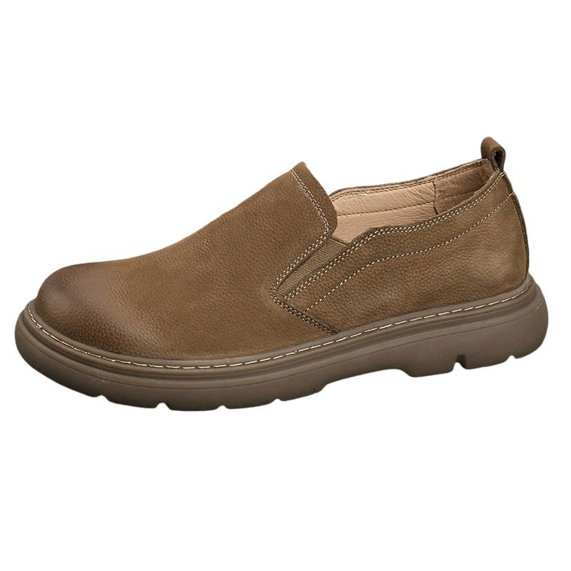 Men's Breathable Matte Slip-on Applicable Ventilation Daily Men's Shoes