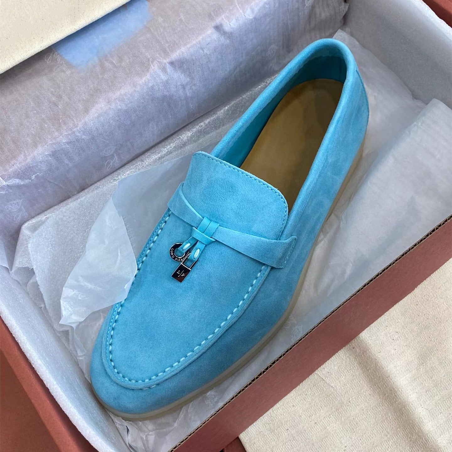 Women's Original Order Cowhide Soft Bottom British Loafers