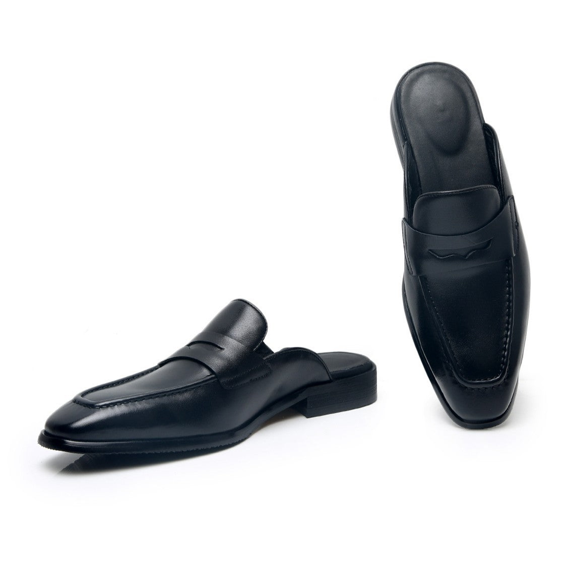 Men's Slip-on British Wind Half Driving Rubber Sandals