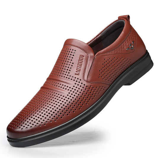 Men's Trendy Hollow Business Autumn Soft Bottom Casual Shoes