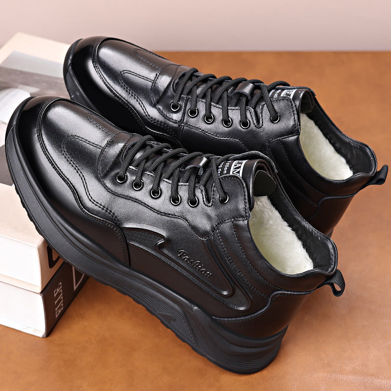 Men's Cotton Winter Genuine Warm Plus Veet Men's Shoes