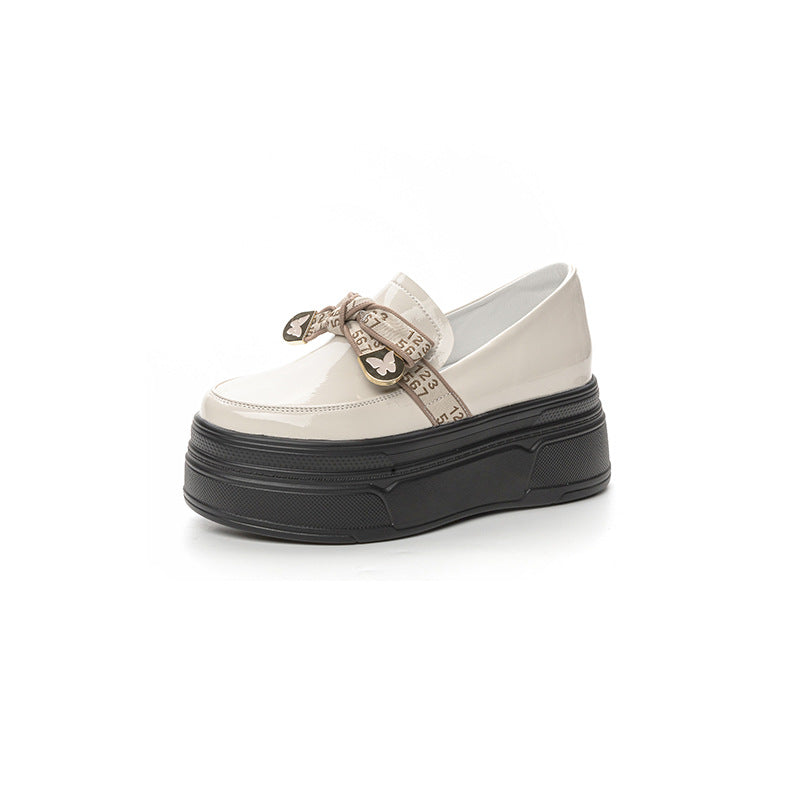 Women's Spring Round Head College Style Pumps Female Loafers