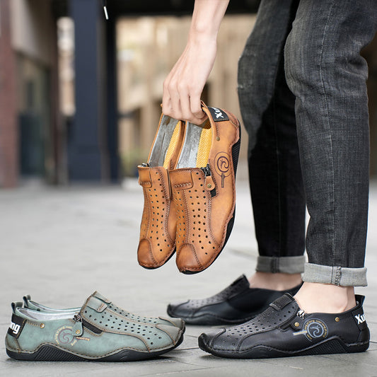 Men's Long-term Plus Size Korean Style Octopus Loafers