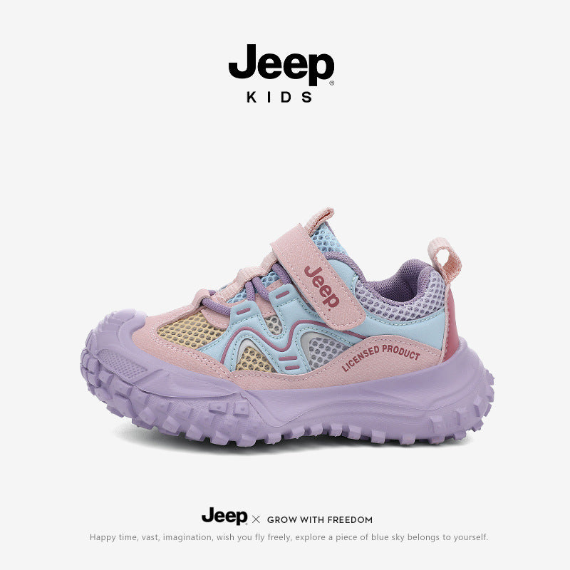 Jeep Light Stable Boys Summer Mesh Kid's Sneakers