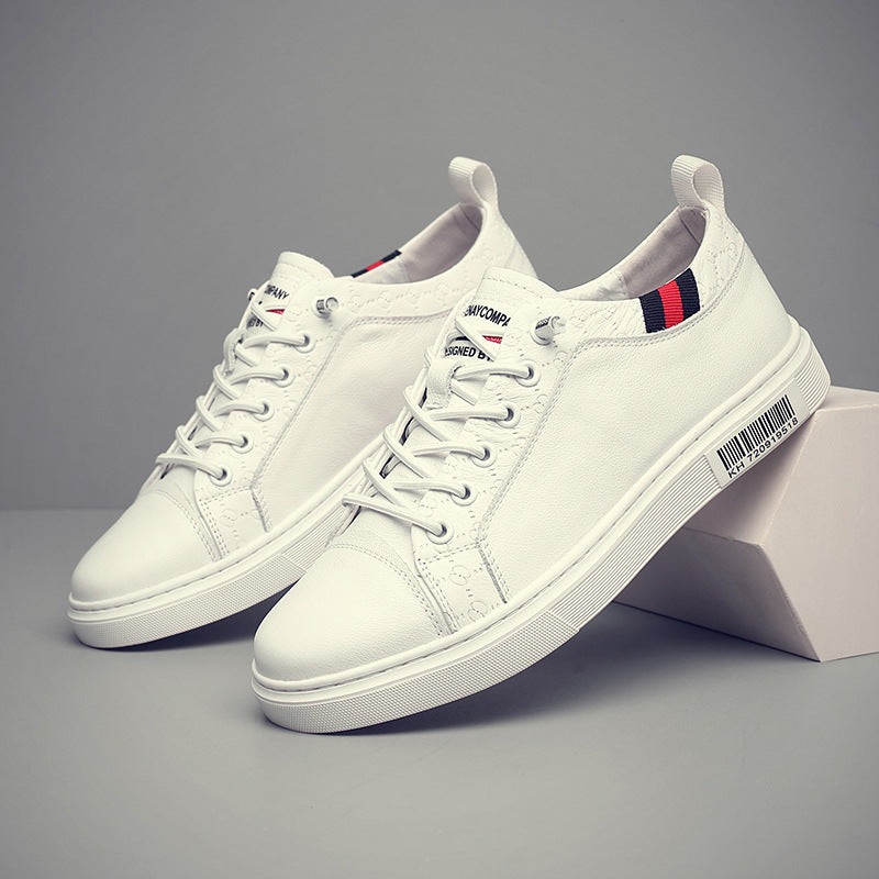 Men's Top Layer Cowhide Genuine Breathable Fashion Sneakers