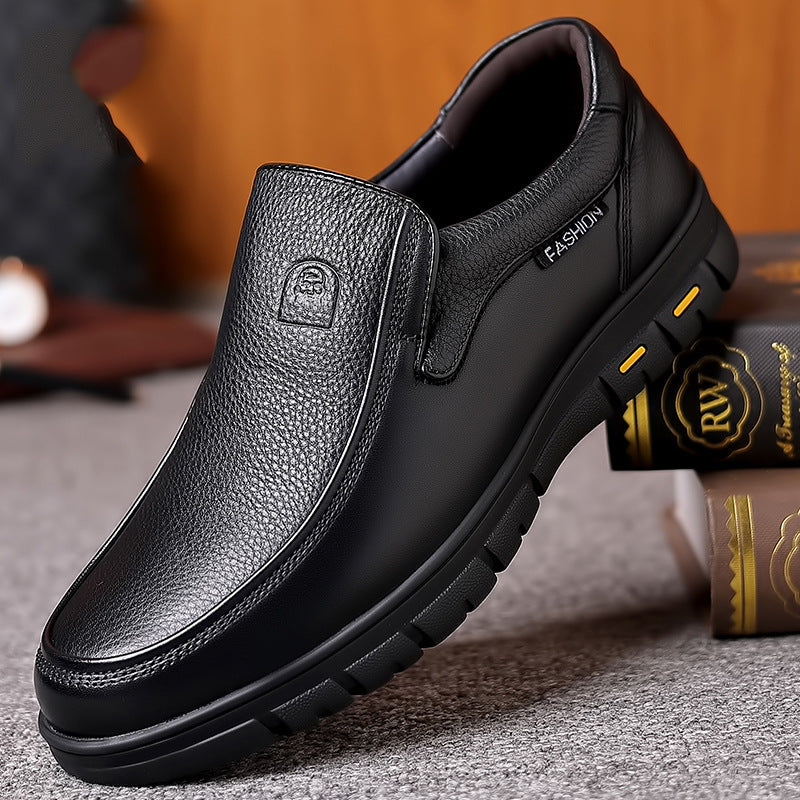 Men's Fashion Classic Soft Bottom Dad Leather Shoes