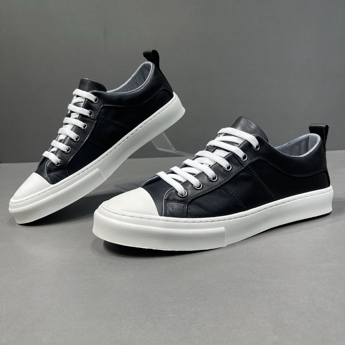 Men's White Affordable Luxury Style Versatile Low Top Men's Board Shoes
