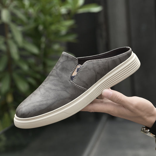 Men's Genuine Summer Slip-on Lazy Pump Breathable Sandals