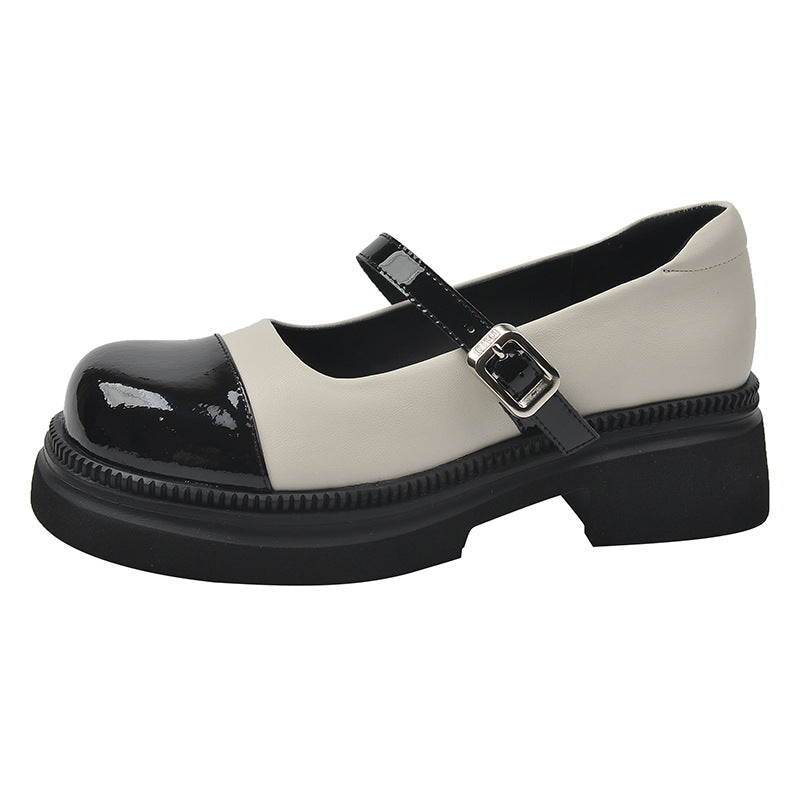 Women's & Men's Style Preppy Mary Jane Fat Feet Men's Shoes