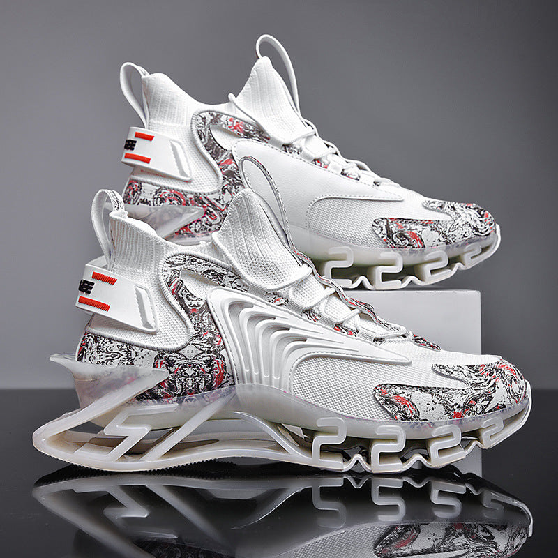 Men's Autumn Plus Size Blade Shockproof Breathable Fashion Thin Sneakers
