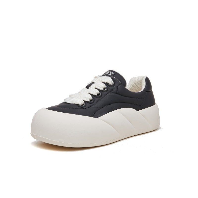 Women's & Men's White Big Toe Design Pumps Sports Sneakers