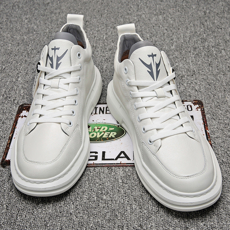 Men's Oversized Autumn Widened Feet Warm White Men's Shoes