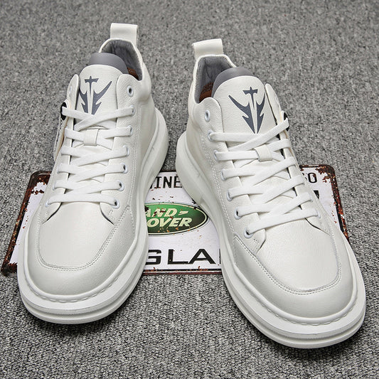 Men's Oversized Autumn Widened Feet Warm White Men's Shoes