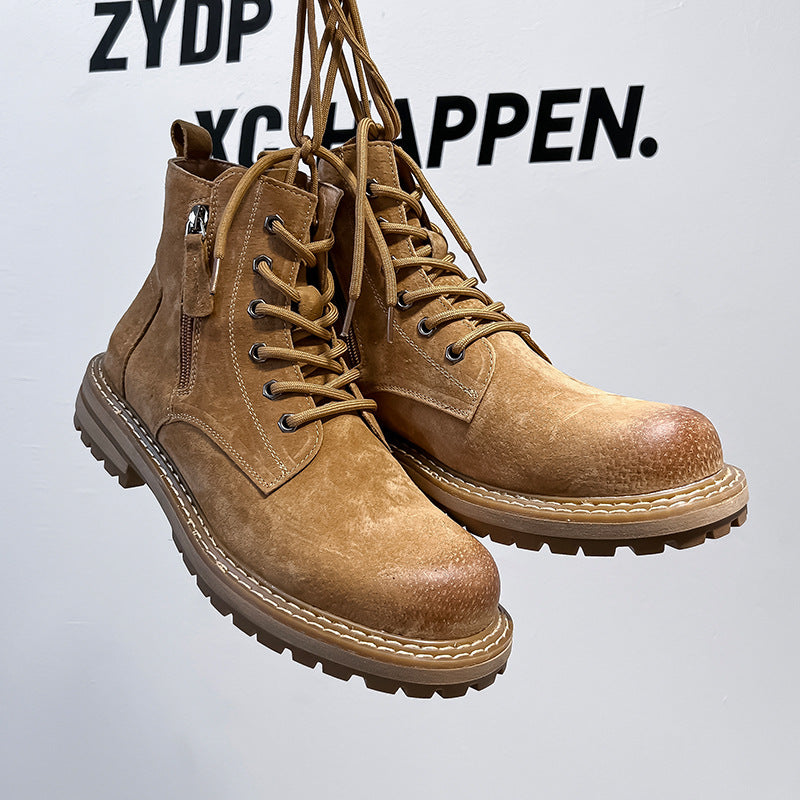 Men's Fashion Autumn Invisible Elevated British Style Boots