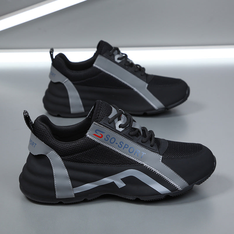Men's Spring Mesh Elegant Bag Bottom Sports Casual Shoes