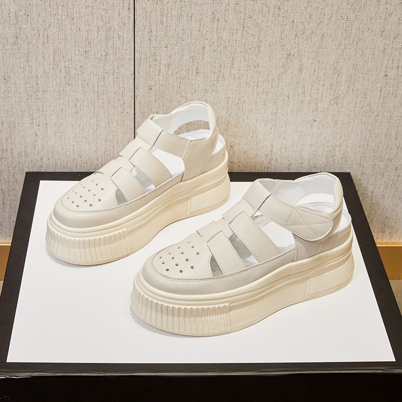 Women's Dad Spring Breathable Platform Height Increasing Casual Shoes