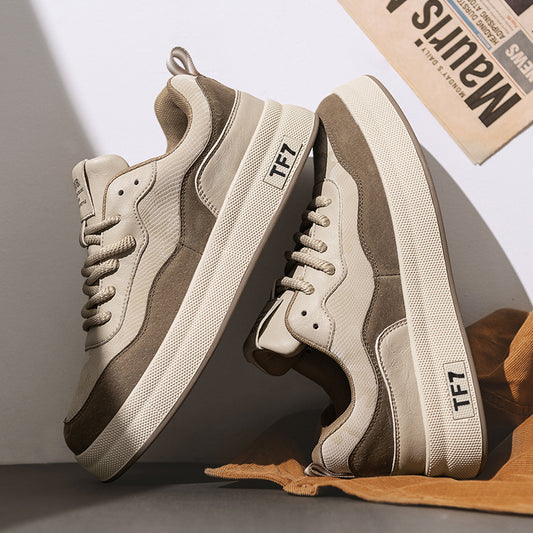 Men's Thick Bottom Increased Fashionable Retro Sports Sneakers