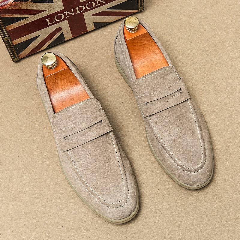 Men's Size Slip On Trendy Simple Formal Wear Men's Business Leather Shoes