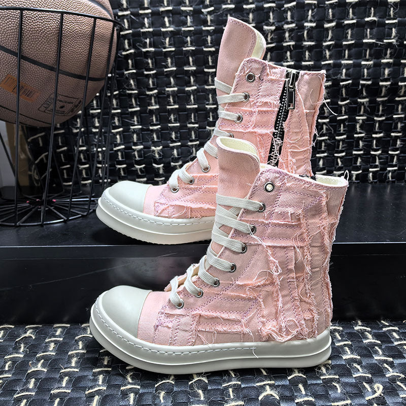 Women's & Men's Sole Milk Fragrance Board Breathable Distressed Women's Casual Shoes