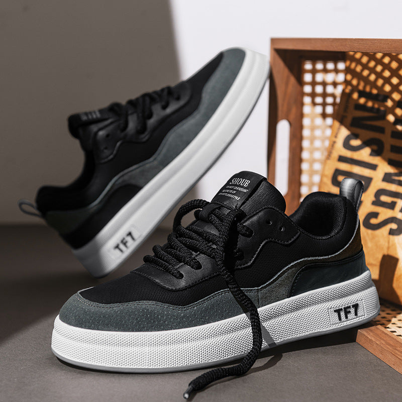 Men's Thick Bottom Increased Fashionable Retro Sports Sneakers