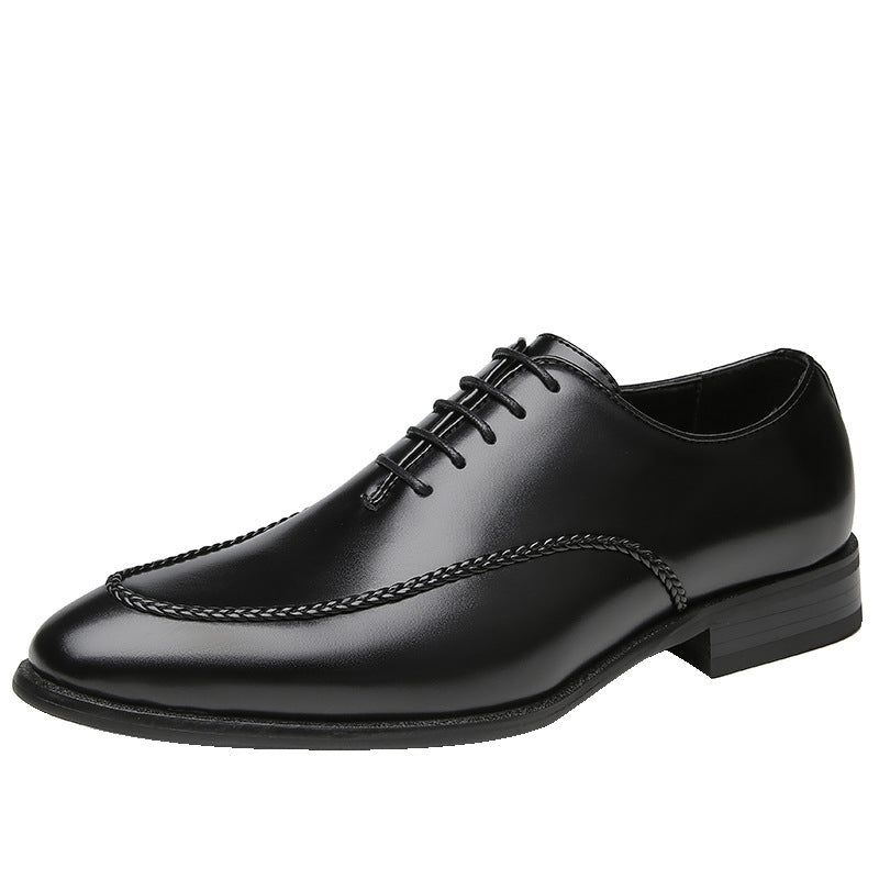 Men's Wear Retro British Style Youth Office Gentleman Leather Shoes