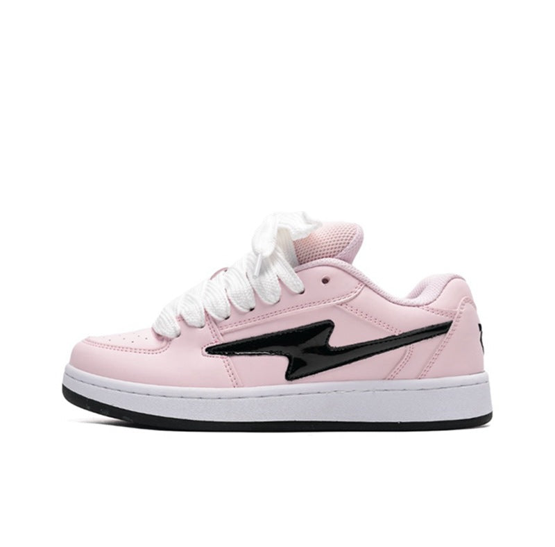 Women's Korean Style Breathable Platform Lightweight Retro Sneakers