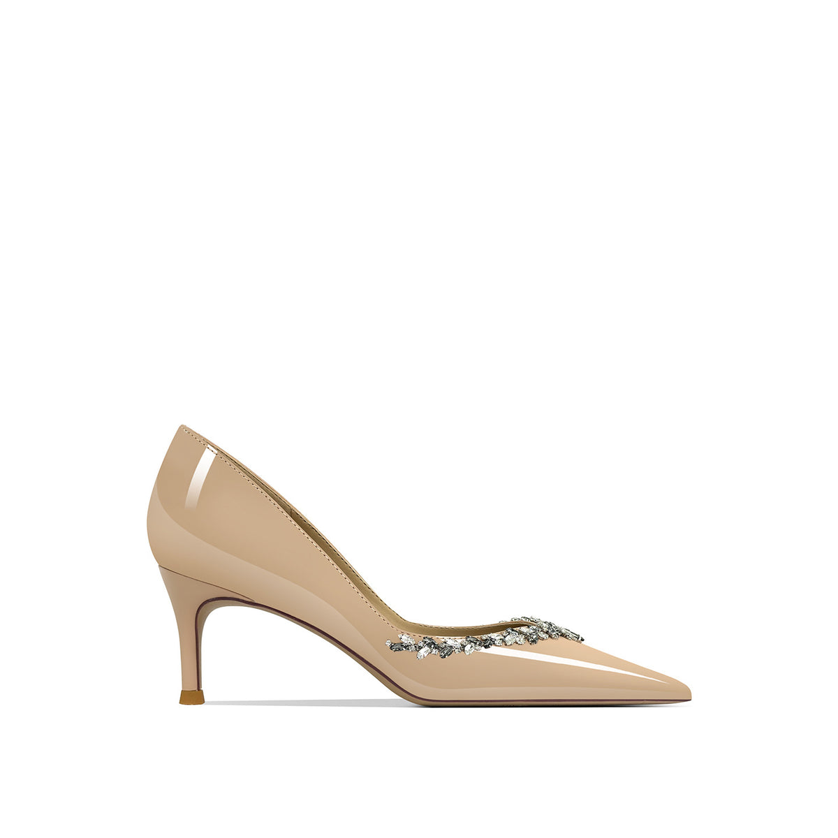Women's High Pointed Toe Sexy Rhinestone Beautiful Heels