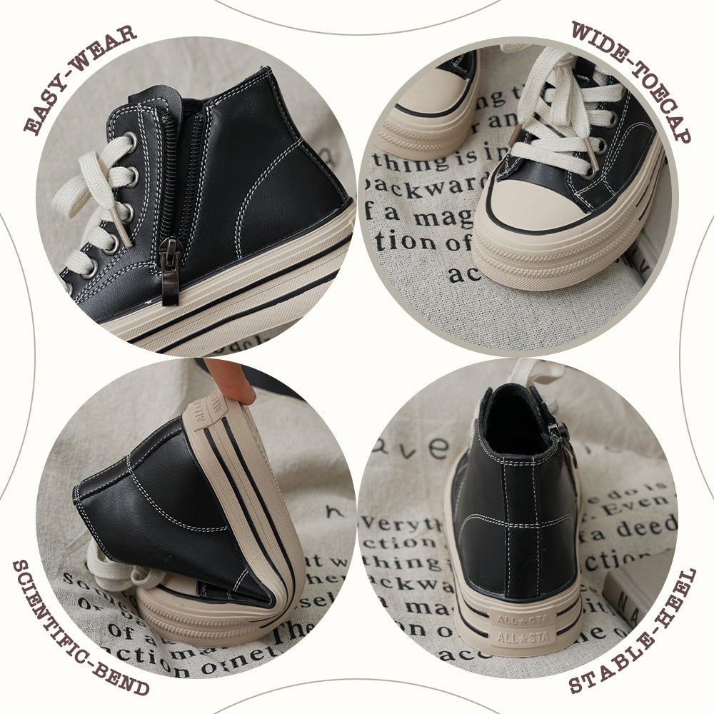 Children's Bus Soft Bottom Sports Board Side Kid's Sneakers