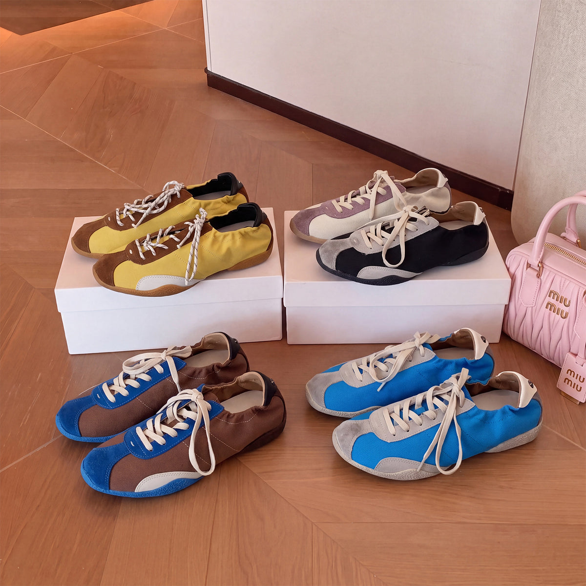 Women's Genuine German Training Spring Retro Sports Height Increasing Women's Casual Shoes