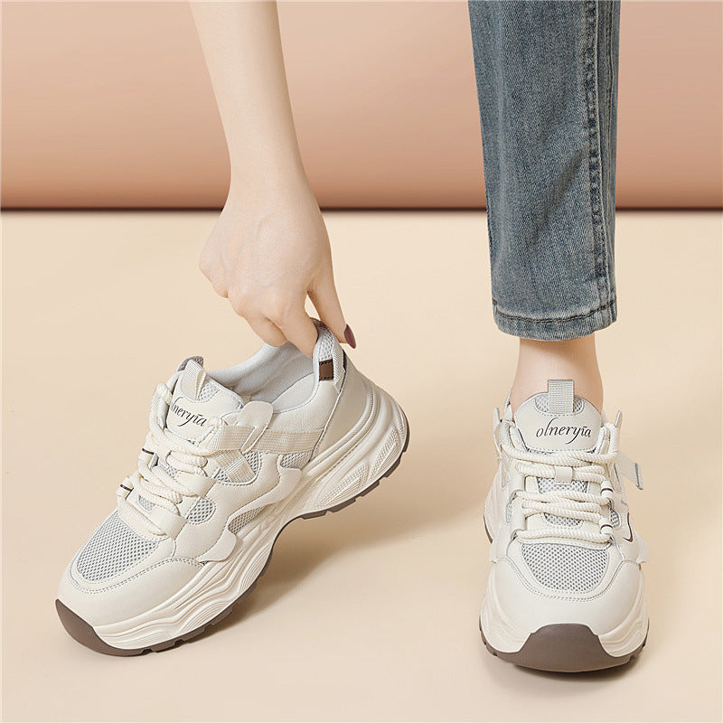 Simple Mesh Running Lightweight Breathable Soft Back Women's Sports Shoes