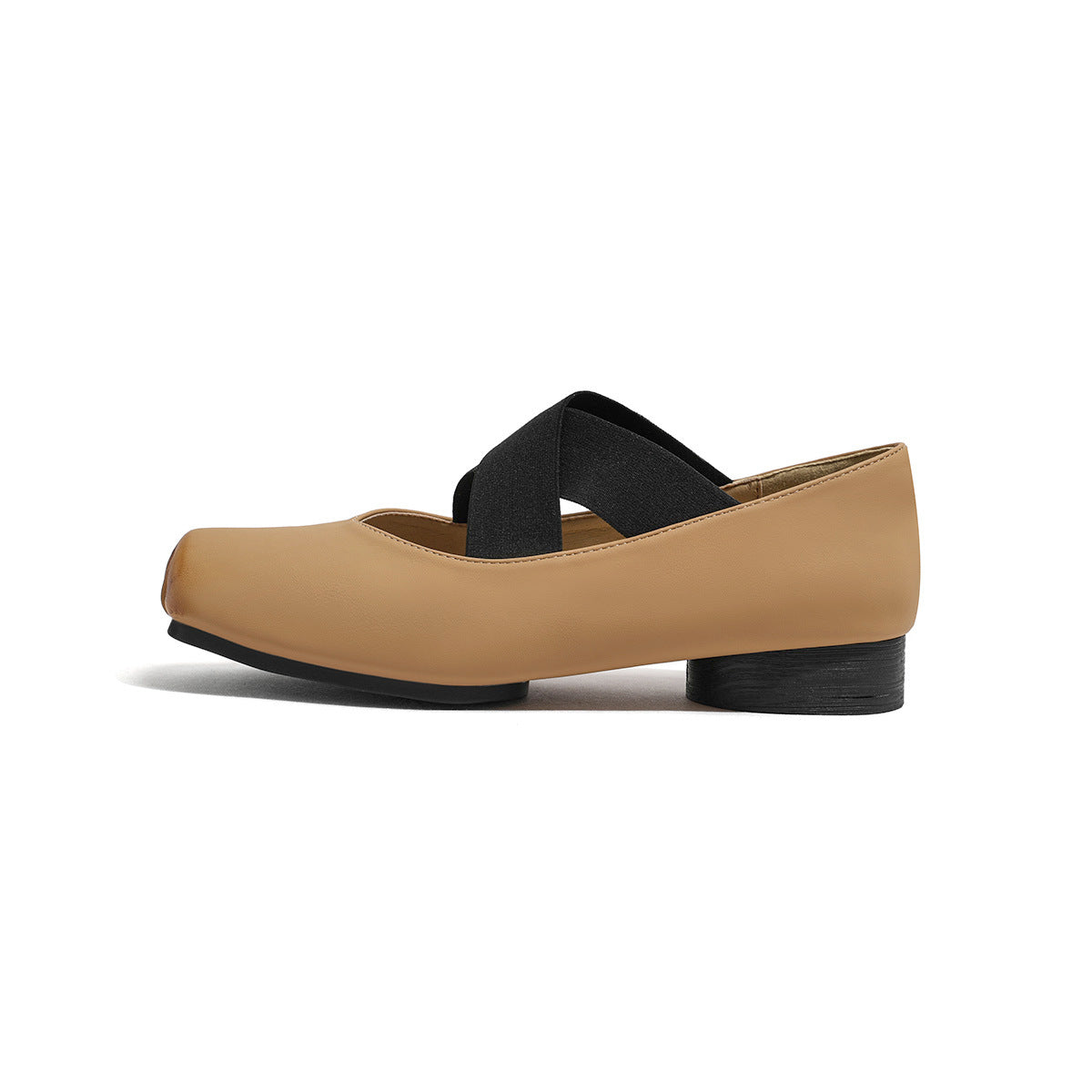 Women's & Men's Outerwear French Square Toe Pig Nose Pumps Men's Shoes
