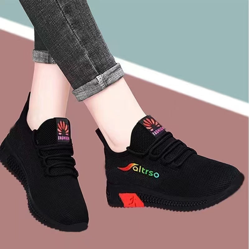 Women's Mesh Comfortable Soft Bottom Lightweight Running Women's Casual Shoes