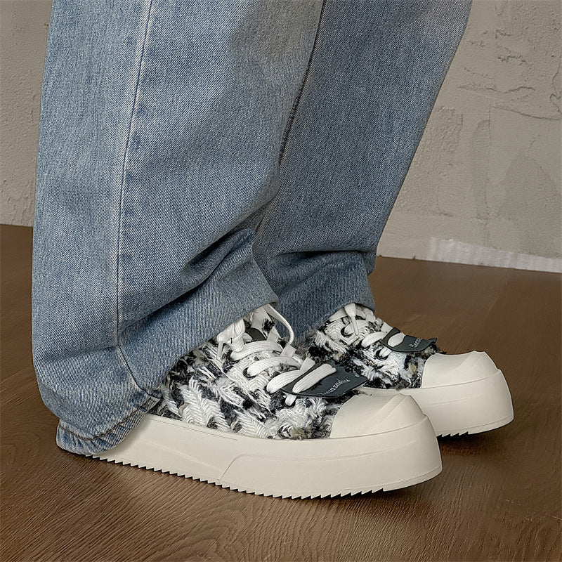 Women's & Men's Classic Style Niche Design Couple Board Canvas Shoes