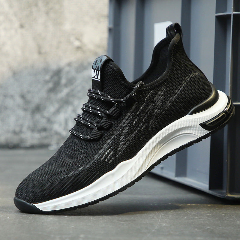 Men's Slouchy Platform Mesh Breathable Running Sneakers