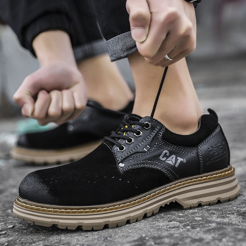 Men's Large Size Breathable Trendy Handmade Men's Casual Leather Shoes