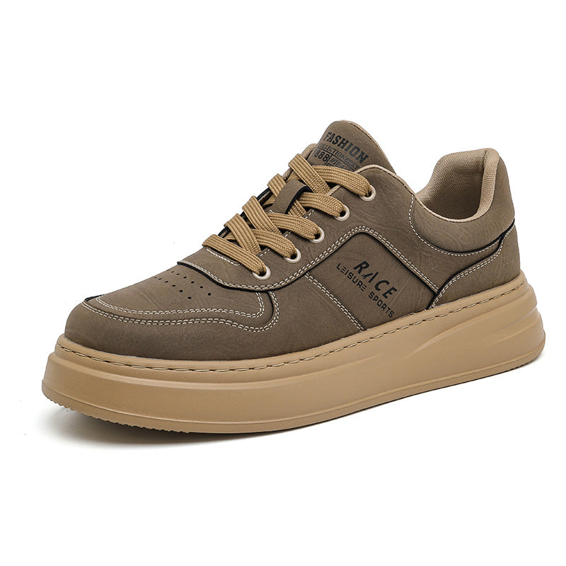 Men's Plus Size Portable Extra Large White Men's Board Shoes