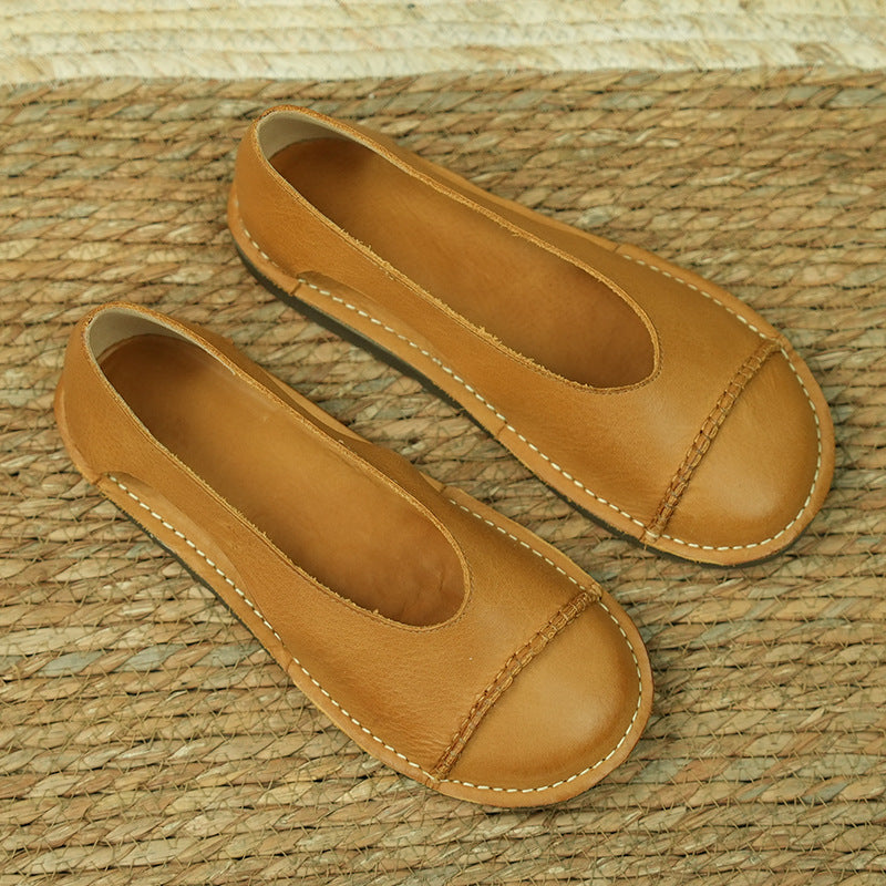 Women's First Layer Cowhide Handmade For Retro Sandals