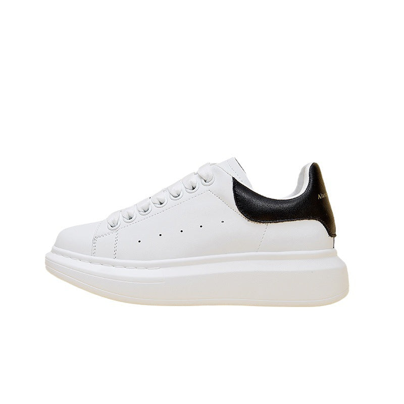 Platform White Small Fashion Trend Retro Casual Shoes