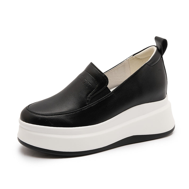 Women's Height Increasing Insole Small One Pedal Thick-soled Women's Casual Shoes