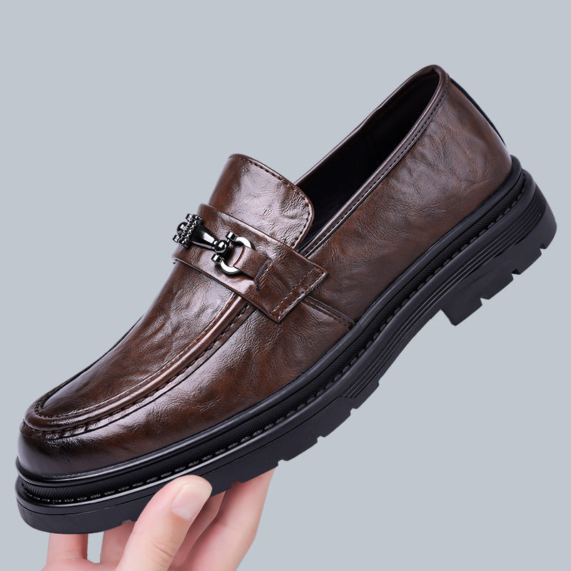 Men's Autumn Business Soft Bottom Fashionable Fashion Leather Shoes