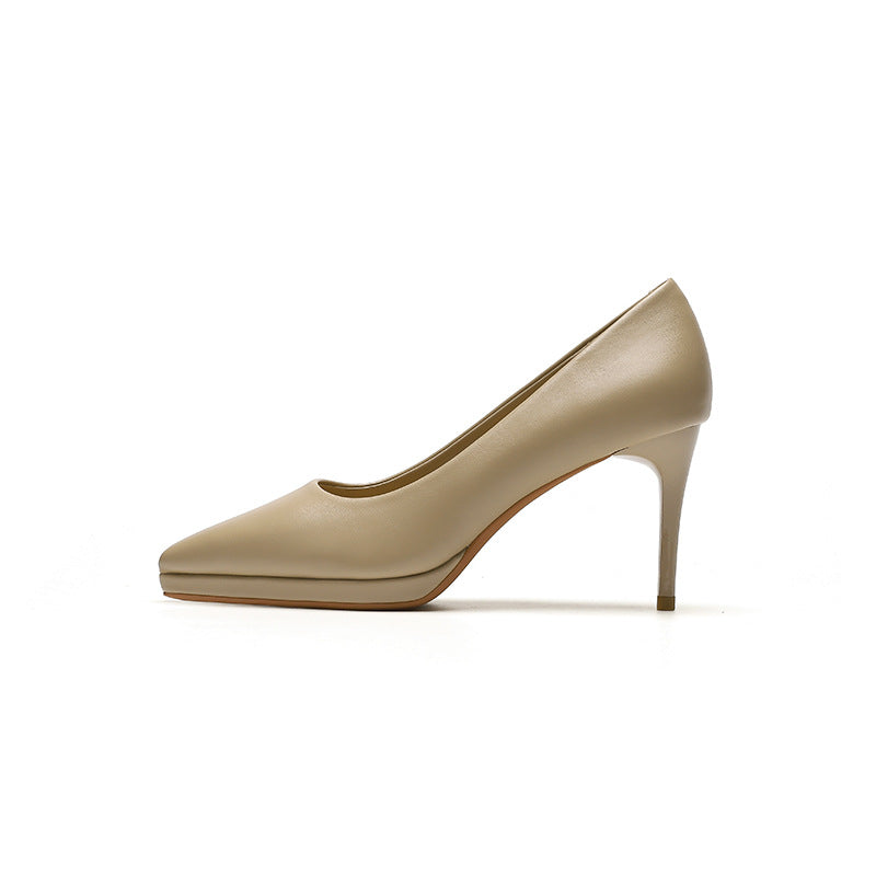 Women's Toe High Party Korean Style Classy Stilettos Pumps Low-cut Women's Fashion Shoes