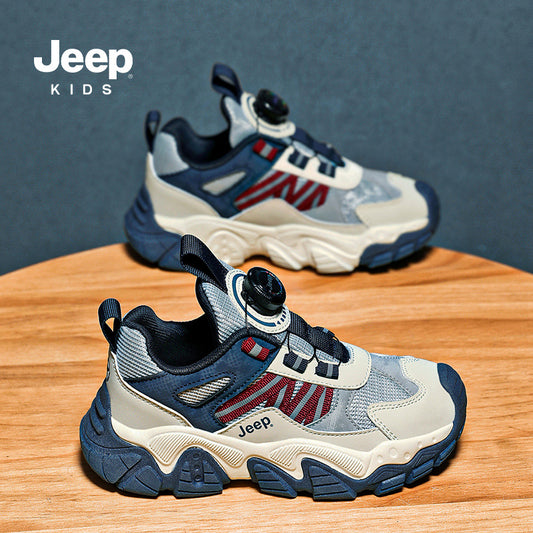 Boy's Autumn Breathable Mesh Sports Comfortable Kid's Sneakers