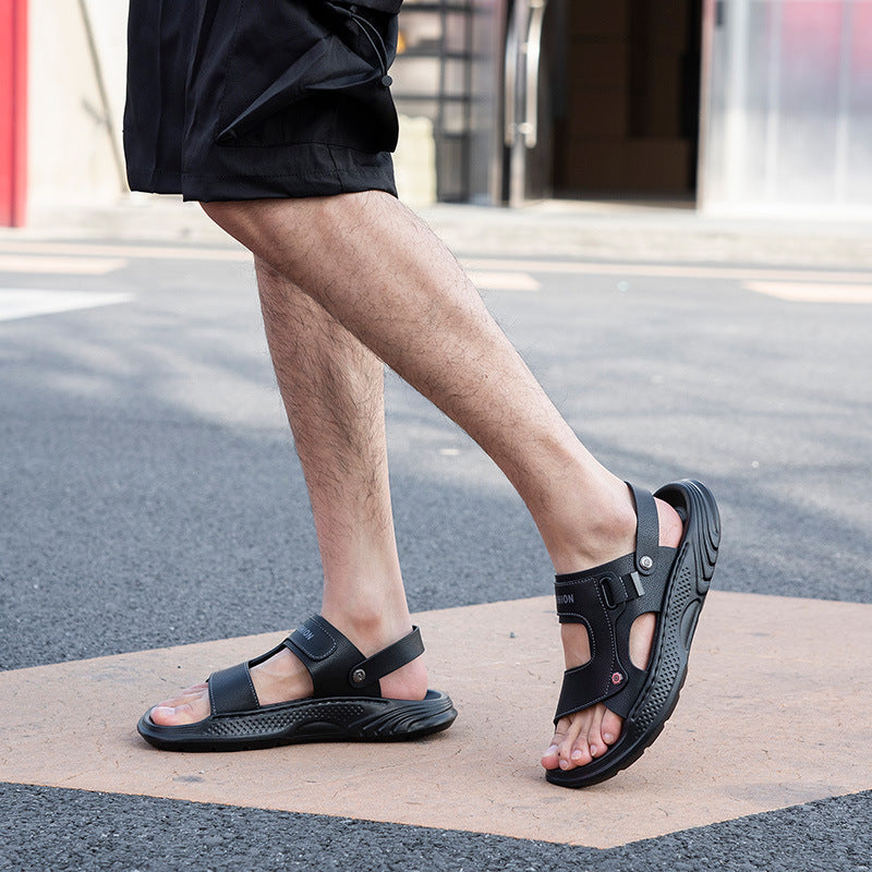 Men's Feeling Platform Trendy Soft Bottom High Elastic Sandals