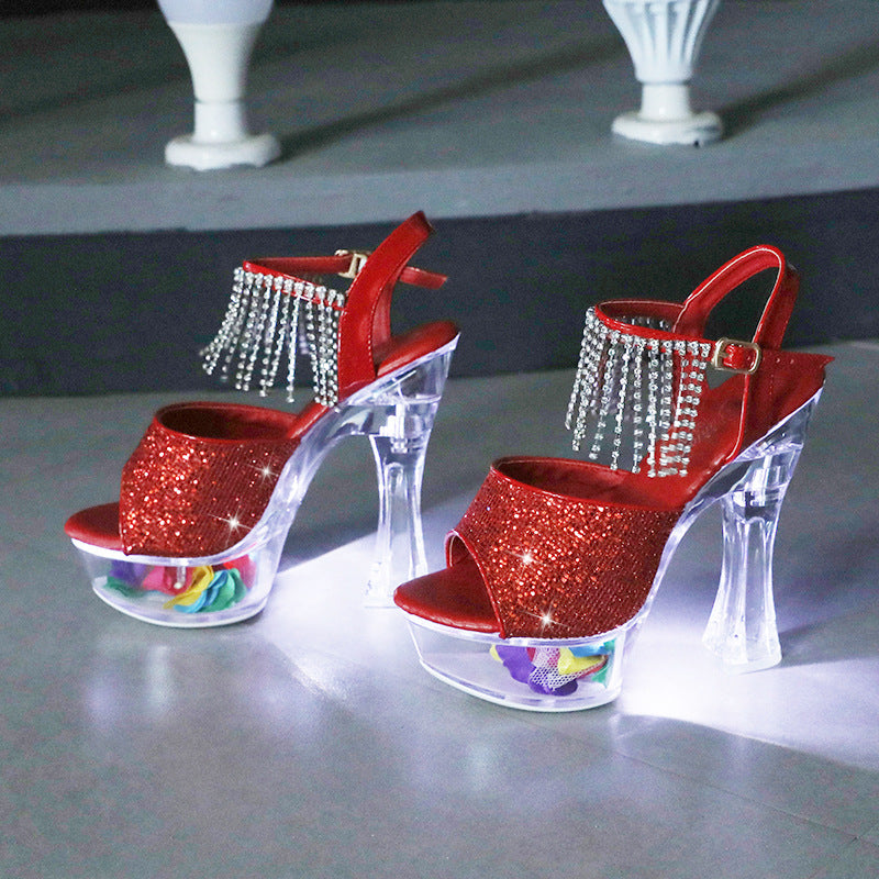 Special High Stiletto Waterproof Platform Super Heels