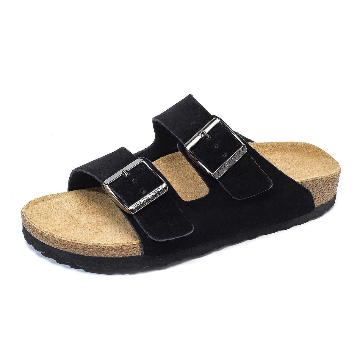 Women's & Men's Pure Original Cork Double-breasted Outerwear Two-word Sandals