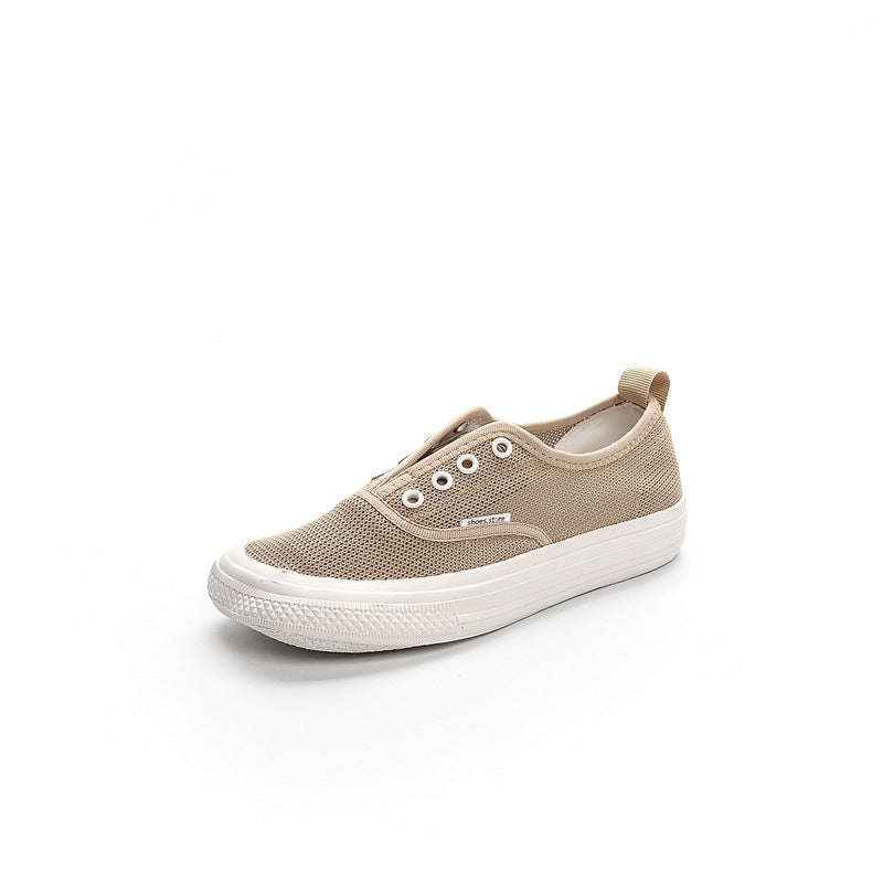 Women's Mesh Surface White Soft Bottom Breathable Casual Shoes