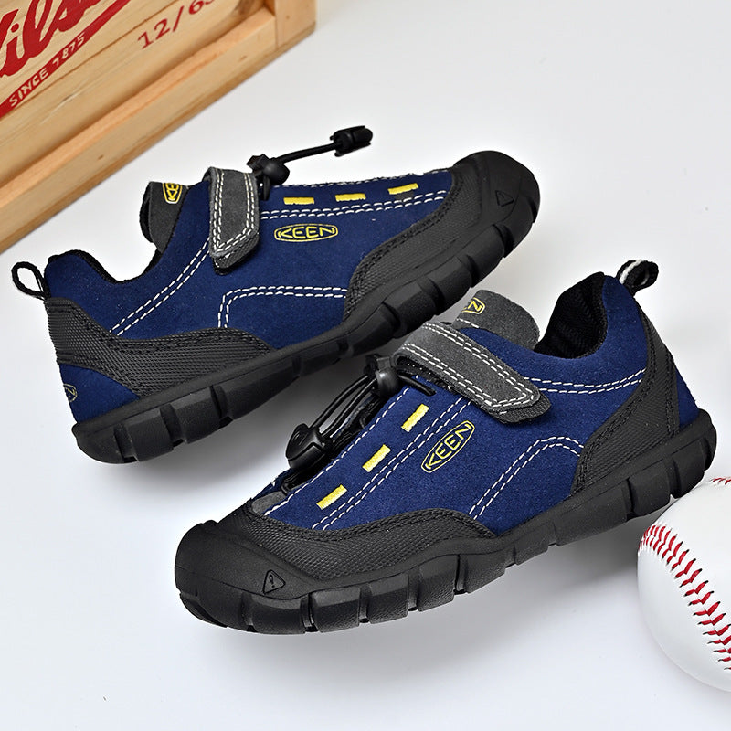 Children's Charming Cohen Outdoor Waterproof Hiking Kid's Sneakers