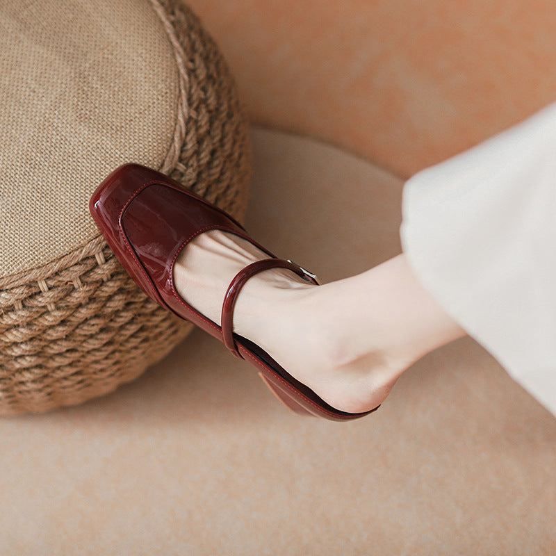 Women's Outer Wear French Style Pumps Elegant Summer Height Slippers