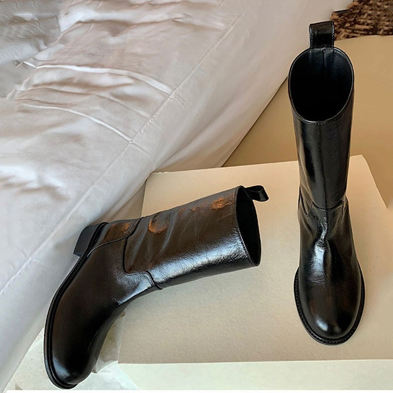 Martin Grape Mom Retro Length Knight Boots