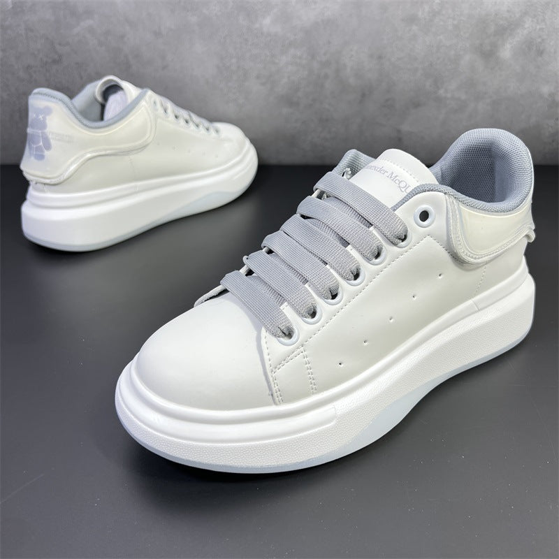 Presale Days Breathable White Thick Bottom Sneakers